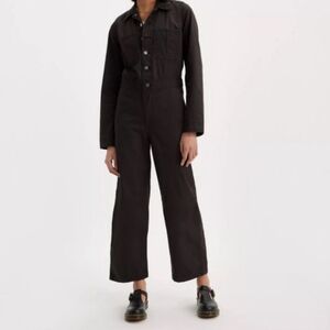Levi's Cropped Jumpsuit Inside Draw String.